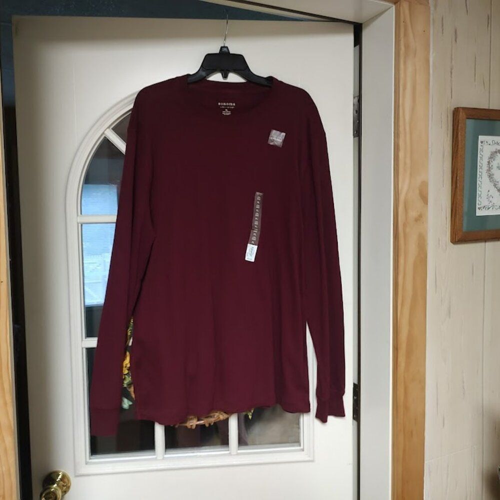 New Sonoma Toro Red Long Sleeve Crew Shirt Size Men's XL